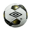 Umbro Pivot Soccer Ball, Size 3, White, Black, Gold Trim