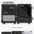 thumbnail image 3 of KLQDZMS maleta con marco de aluminio 24 "26 pulgadas PC cubierta de carrito de gran capacidad tipo carrito bolsa de viaje maleta con ruedas Universal, 3 of 4