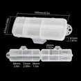 Double Sided Baits Lures Box Portable Fishing Tackle Box Outdoor Light ...