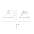 thumbnail image 4 of Vaxcel Akron 1 Light Bronze Farmhouse Barn Bathroom Wall Fixture, 4 of 7