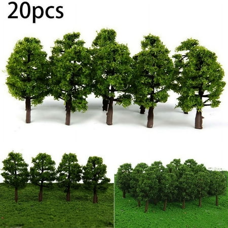 20Pcs 8CM Mini Model Trees Micro Landscape Decor Train Layout Accessories DIY price history on PriceWatchPro