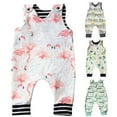 thumbnail image 1 of Barboteuse Sans Manches en Coton Imprimé Animal pour Bébé Garçon Fille 0-3 Ans, 1 of 5