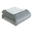 thumbnail image 4 of VCNY Home Micromink 2-Piece Grey Solid Color Comforter Set, Twin, 4 of 5