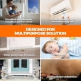 thumbnail image 6 of Moqsnm Door Draft Stopper, Under Door Sweep for Exterior & Interior Doors, Weather Stripping Door Seal, Garage Window Blocker Noise Cold Air Insulation, Draft Guard White 37", 6 of 6