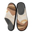 thumbnail image 2 of IAUYY Memory Foam House Slippers Suitable for Both Men and Women. Comfortable, Anti-Slip Plush Flat-Bottomed Slippers The Best Holiday Gift The Color Of The Soil, 2 of 9