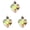 A-3Pcs, variant on 3Pcs Heart Shaped Christmas Snow Globe String Lights with Berry & Pine Needles, Clear Bulb Indoor Fairy Lights Battery Operated for Bedroom, Wedding, Table, Garden Party, Home Decor 3.2 Inch