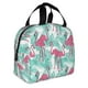 thumbnail image 2 of Easygdp Flamingo Bolsa Térmica Premium - Tela Oxford Impermeable, Gran Capacidad, Bolsillo Frontal, Unisex para Trabajo, Escuela, Actividades al Aire Libre y Picnics, 2 of 8