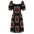 thumbnail image 6 of Hungarian traditional embroidery roundel Kalocsa virágok k?r Sleeveless Dress, 6 of 6
