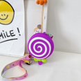 thumbnail image 1 of Bolso de silicona para niños con dibujos animados, monedero con forma de piruleta para bebé, bolso de hombro de silicona impermeable para niños, bolso cruzado que combina con todo, 1 of 6