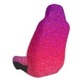 thumbnail image 2 of Wukai Light Purple Glitter Full Set Car Seat Covers with Soft Padding Universal Auto Front Seats Protector and Cushion Mat, 2 of 5