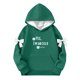 thumbnail image 2 of Camiseta de manga larga con lazo para niños, cuello redondo liso, parte superior lisa, adecuada para niños y niñas, sudadera con capucha para niñas, parte superior de poliéster, 2 of 6