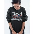 thumbnail image 2 of Popular Motorcycle Bsa Sweatshirt Women -BSA Designs, Female 4X-Large, 2 of 4