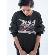 Popular Motorcycle Bsa Sweatshirt Women -BSA Designs, Female x-Large