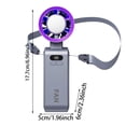 thumbnail image 3 of Portable USB Fan With Semiconductor Ice Cooling Technology High Speed Powerful Handheld Personal Fan - Gray, 3 of 3