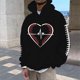 thumbnail image 1 of MHFRRA Sudadera con Capucha para Hombre, con Estampado de Fútbol, Informal, Holgada, Cómoda y Cálida para Uso Diario En Otoño E Invierno Negro, 1 of 3