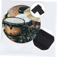 thumbnail image 2 of 2X  Drum Non-Slip Rubber Pad Jazz Drum Pedal Guards Kick Drum Pedal Pad Percussion Instrument Part, 2 of 9