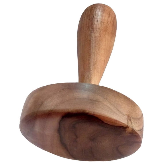 Wooden Non-Sticking Potato Masher Paratha Roti Sekni for Kitchen and Restaurant 1 Pack 29 to 32 Cm