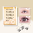 thumbnail image 1 of Segmented Glue Free False Eyelashes No Glue Needed Waterproof Remover-Free Beginner Friendly, 1 of 1