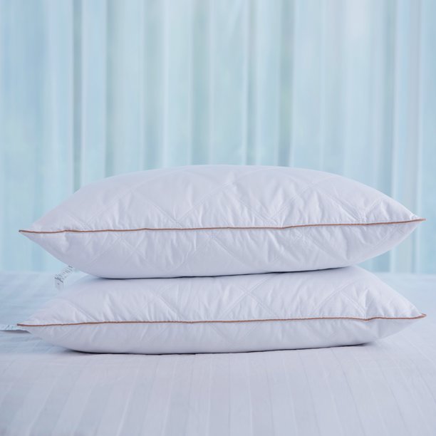 Puredown 10 Goose Down Feather Bed Pillow, King, Set of 2 Walmart