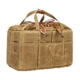 thumbnail image 1 of Sac Appareil Photo Durable avec Compartiment Objectif Antichoc Sac à Dos Pratique Portable Kaki, 1 of 9