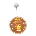 thumbnail image 1 of Luz navideña para ventana, decoración, luz navideña, regalos para niños, lámpara LED para colgar en la pared Alce navideño Yuyangstore Luz colgante de ventana, 1 of 8