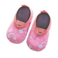thumbnail image 5 of Tao Tao Boys Shoes Baby Barefoot Boys Kids Cartoon Girls Socks Socks The Non-Slip Floor Baby Shoes Sneakers for Big Kids Pink S, 5 of 5