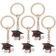 thumbnail image 1 of KAKOWELY 5Pcs Keychains Graduation Season Keyring Gift Bag Metal Decorative Keychains,3.15"X1.02"X0.04", 1 of 5