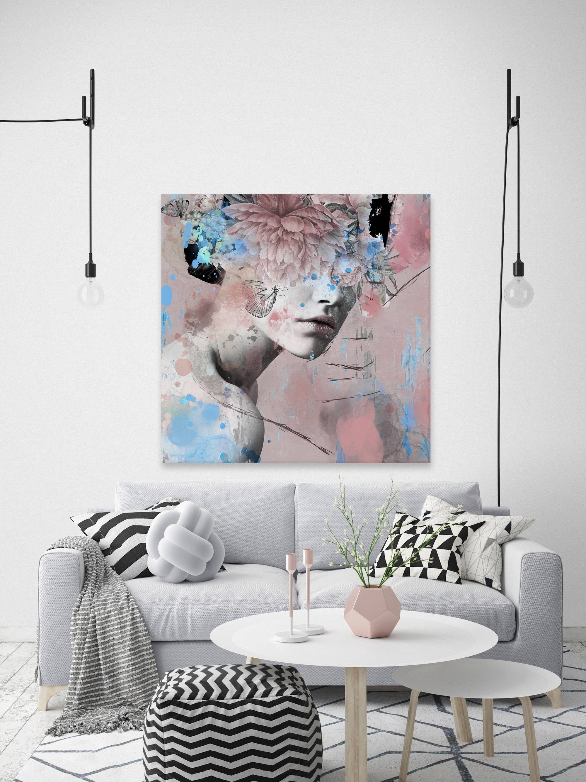 Parvez Taj Wild Floral Headdress Canvas Wall Art