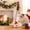 White, variant on Christmas Cat Wand Toy with Bell, Interactive Teaser for Indoor Cats and Kittens, Exercise and Training Toy for Chasing, Pouncing and Holiday Play, Yellow, Cat