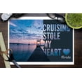thumbnail image 3 of Florida, Cruising Stole My Heart, Dock and Marina at Sunset (9x12 Wall Art Print, Home Decor), 3 of 3