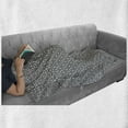 thumbnail image 6 of Black and White Soft Flannel Fleece Throw Blanket, Abstract Cubical Forms with Black Lines Squares Symmetry Techno Modern, Cozy Plush for Indoor and Outdoor Use, 70" x 90", White Black, by Ambesonne, 6 of 6