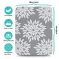 thumbnail image 4 of Washable Rubber Boho Style Vintage Floral Dish Drying Mats for Kitchen Counter Home Large Coffee Bar Pad Accessories and Decor for Utensils Stemware 18''x24'', 4 of 7
