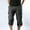 Dark Gray, variant on Men's Cargo Pants Summer Fall Solid Color Capris Shorts Casual Comfy Shorts with Pocket Waist Drawstring Regular Men Pant