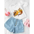 thumbnail image 3 of Halloween Corgi And Candy T-Shirt Toddler -Image by Shutterstock,  5 Toddler, 3 of 4