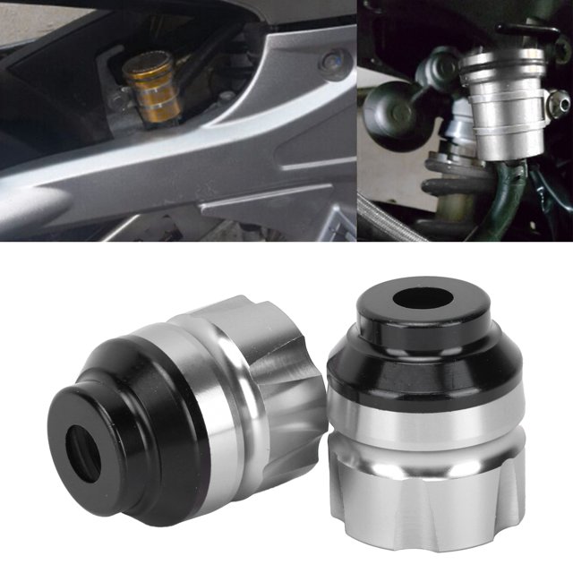 2 Uds Depósito de Líquido de Frenos para Motocicleta Embrague Taza de Combustible aleación de Aluminio Universal para Motocicleta Taza de Aceite para Embrague de ANGGREK Otros