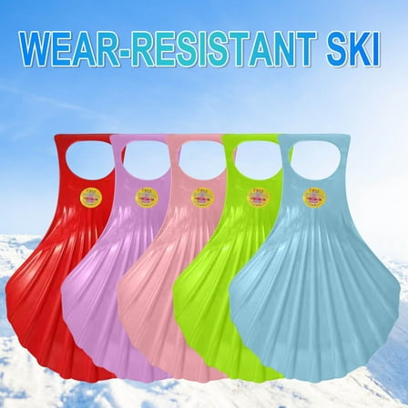 ABPWLY Toys Safe Snow Sled for Kids Plastic Winter Toboggan Outdoor Sport Skiing Board for Children 6  Years Kids Toys