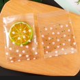 thumbnail image 3 of 100 bolsas de plástico autoadhesivas con forma de flor de cerezo para galletas y dulces, para hacer tú mismo galletas, bocadillos, repostería, decoración, regalos para niños, 3 of 5
