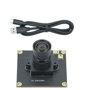 Lightweight 20MP IMX230 Industrial Camera 5344x4016 75/90 Degree Auto Focusing USB3.0 Camera with Microphone For Office Home