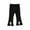 Black, variant on CPNG Toddler Baby Girls Flare Pants Flower Decoration Elastic Waist Bell Bottom Stretchy Slim Fit Leggings Fashion Streetwear(Beige,18-24 Months)