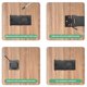 thumbnail image 5 of Cerradura de Combinación Sin Llave Uxcell 4.3" Pestillo de Contraseña Mecánico con Perilla de Giro Cerraduras de Hasp 90/180 Grados Cerradura de Puerta de Granero Negra, 5 of 7