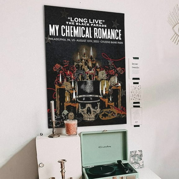 Music Poster - My Chemical Romance 2025 Tour Poster Poster - Retro Style - Size 24x36 - Kiloa