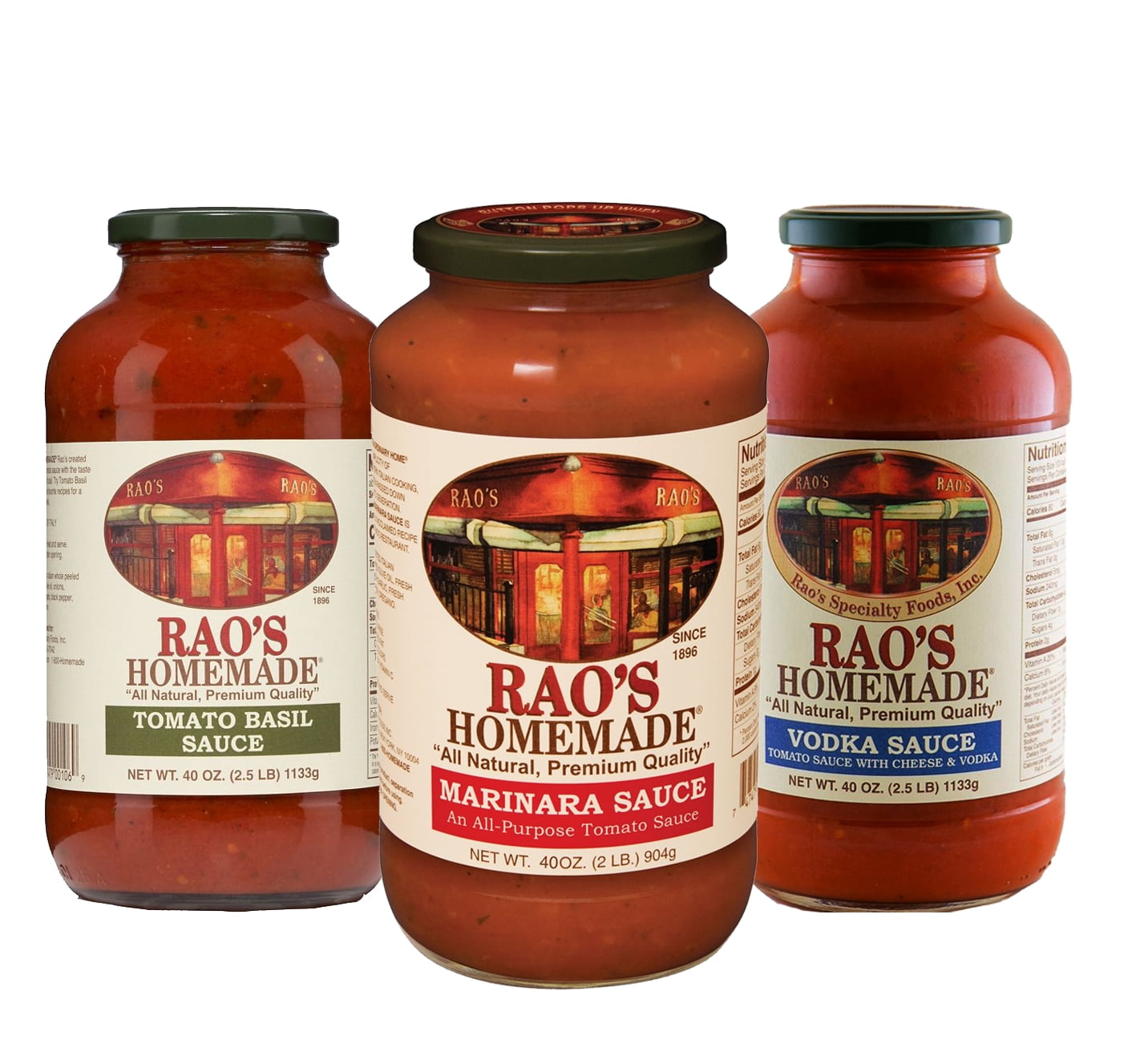 Rao's Homemade Tomato Basil Sauce, 40 oz. 3 PACK