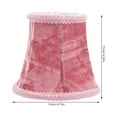 thumbnail image 2 of CRILSTYLEO Pink Lampshade Fabric Wrapped For Dining Area 1Pcs 4.7X4.7X4.3in, 2 of 8