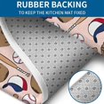thumbnail image 4 of Pink Baseball Gear Pattern Bathroom Rugs Sets 3 Piece,Toilet Cover Set,Absorbent Non Slip Bathroom Mats Sets with U-Shaped Contour Rug Toilet Rug Set, 4 of 5