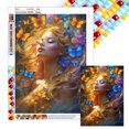 thumbnail image 1 of Pintura de Diamante Btafrte Cuadrado Resina 30*40CM Personajes Mariposa, 1 of 9