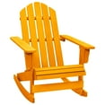 thumbnail image 5 of VidaXL Solid Print Fir Wood Outdoor Weather Resistant Rocking Chair, Blue, 5 of 43