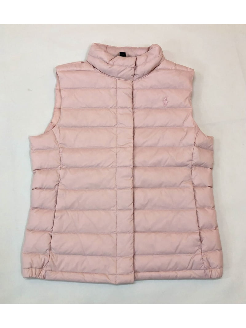 Polo Ralph Lauren PINK Girls Down Puffer Vest, US 6 - Walmart.com