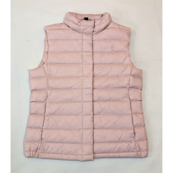 Polo Ralph Lauren PINK Girls Down Puffer Vest, US 6