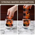 thumbnail image 6 of 6 Pcs Funny Kitchen Towels,Checkered Pumpkin Halloween Pattern Microfiber Dish Towels,Kitchen Tea Towels,Kitchen Towel Set (18" X 26"), 6 of 7