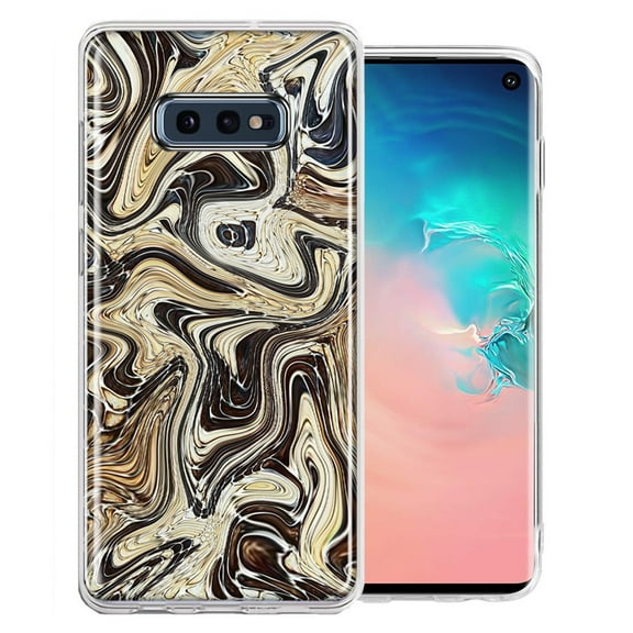 MUNDAZE For Samsung Galaxy S10e Snake Abstract Design Double Layer Phone Case Cover